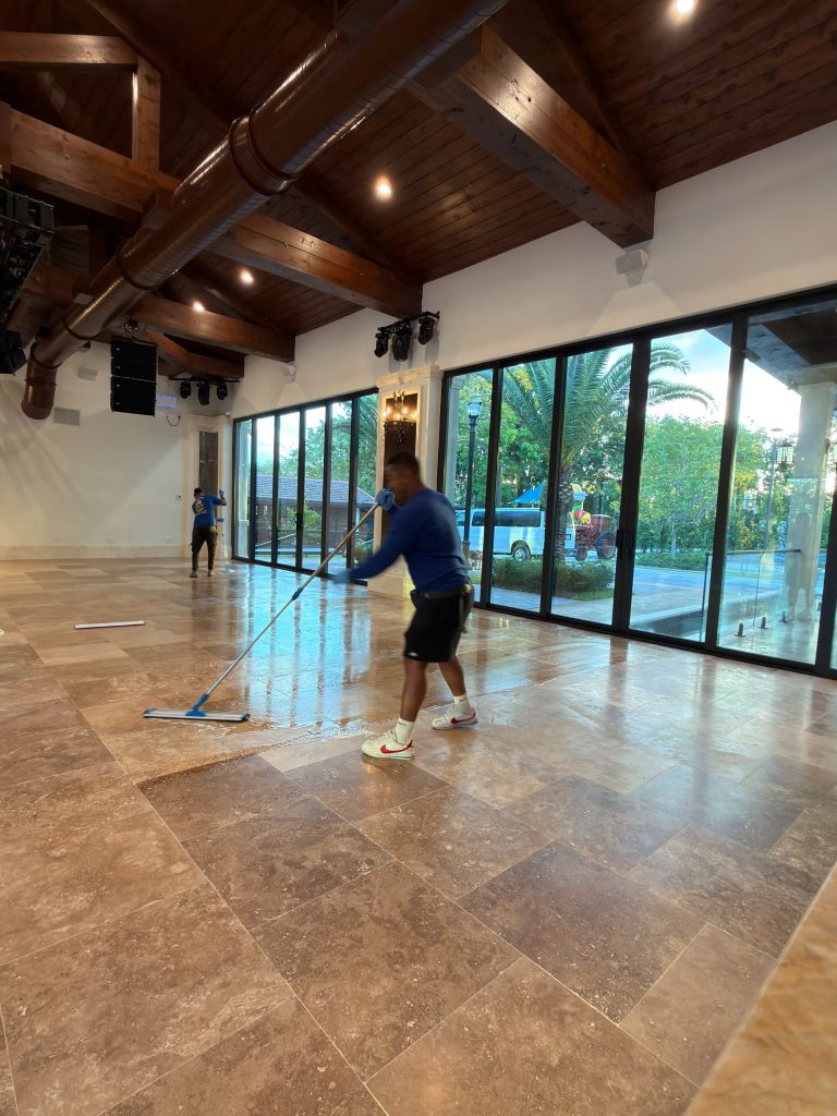 Travertine Floor Restoration Miami, Natural Stone Restoration Miami