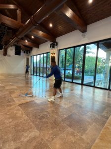 Natural Stone Floor Restoration Miami