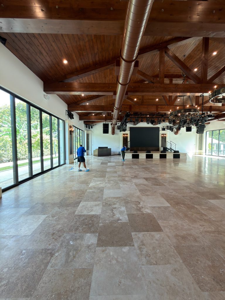 Dull Marble Floor Restoration Miami